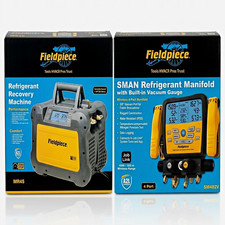 Fieldpiece Refrigerant Recovery Machine & Fieldpiece Manifold Vacuum Gauge COMBO