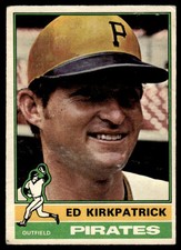 1976 O-Pee-Chee Ed Kirkpatrick Pittsburgh Pirates #294