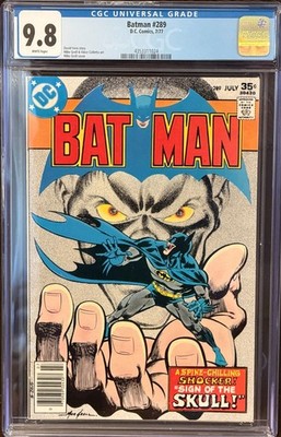BATMAN #289 CGC 9.8 WP NM/M (DC 1977) SIGN of the SKULL!!   