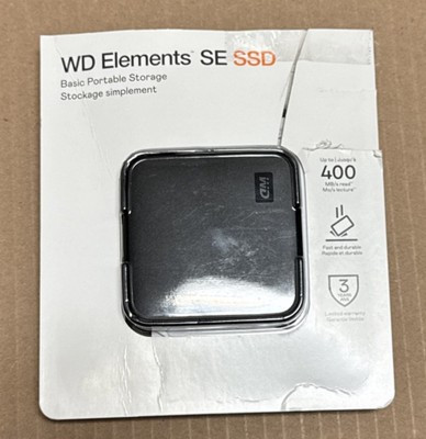 Western Digital Elements SE 2TB, 2.5 inch Portable External SSD -...