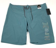 Hurley Crossover Board Shorts Swim Trunks Men  s Size 38  NWT Emerald Green