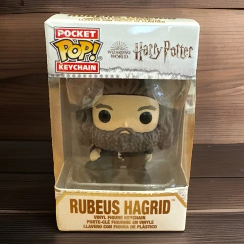 Exclusive Harry Potter Pocket Pop Character Keychain Rubeus Hagrid New