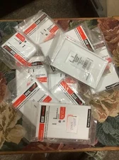 Taymac Hubbell 2500W Decorator Cover Wallplate Duplex, 1 Gang, White QTY 10