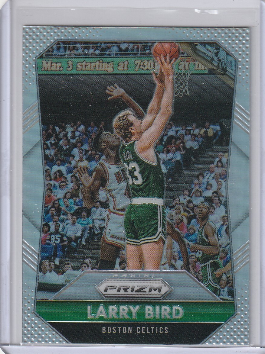 LARRY BIRD Celtics 2015/16 Panini Prizm #261 Silver Prizm Parallel Card