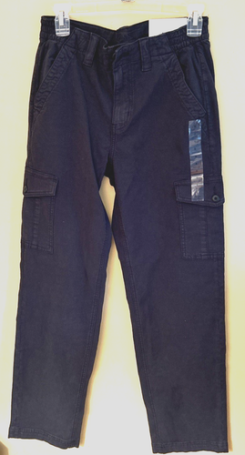 NWT! American Eagle High Rise Stretch Cargo Pants Straight Leg Black 6 Standard
