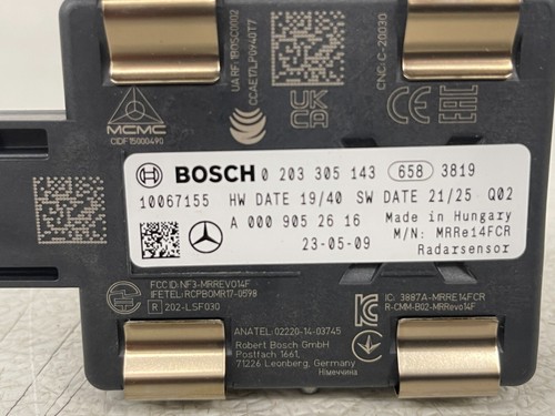 ⭐2020-2023 MERCEDES GLB FRONT DISTANCE SENSOR RADAR MODULE COMPUTER OEM - Picture 9 of 9