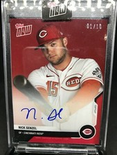 2020 Topps Now Road to Opening Day NICK SENZEL RED AUTO Autograph First! 1/10