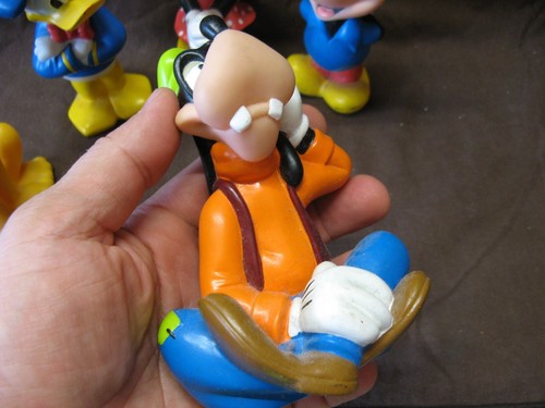 Lot 5 figurines Disney Pouet Minnie, Mickey, Donald, Pluto et Dingo Eurodisney - Picture 6 of 19