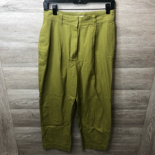 Weekday Womens Size 6 Olive Green Mid 