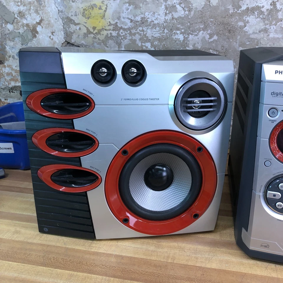 Philips FWM587 Mini Hi-Fi System 5-CD Changer GAMEPORT for Retro Gaming (WORKS!) - Image 2 of 4