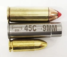 45 COLT/454 CASULL/460S&W to 9MM- Chamber Reducer/Adapter - 1 Single - USA MADE