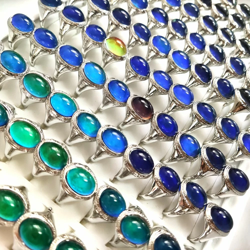 Wholesale lots 20pcs Change Mood Ring Magic Emotion Feeling