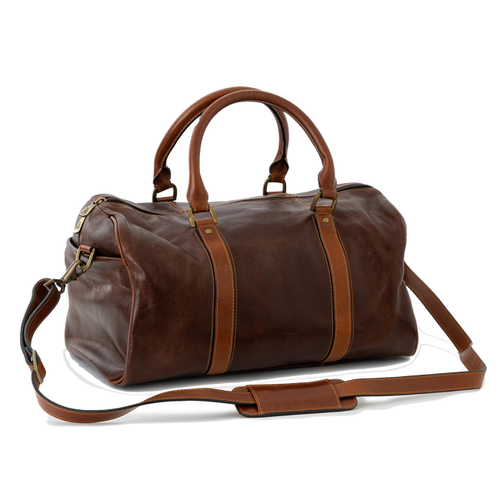 $550 Links & Kings Sundance Contrast Duffel | Rustic Saddle - Picture 4 of 17