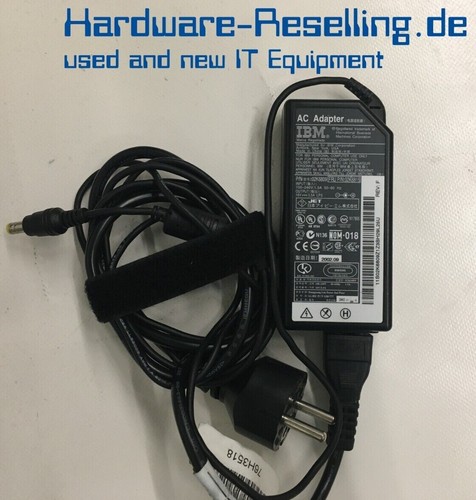IBM LENOVO NOTEBOOK LAPTOP PSU 16V 3,5A 65W NETZTEIL 02K6809 02K6815