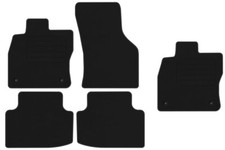 Velours Fußmatten für Cupra Leon MHEV ab Bj. 2020 Automatten Neu SCHWARZ STD 4+1