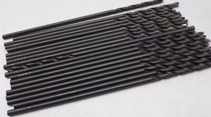 #10 x 6" 135° SPLIT HSS AIRCRAFT EXTENSION DRILL BIT, 2.5'' CUTTER, LOT OF 10