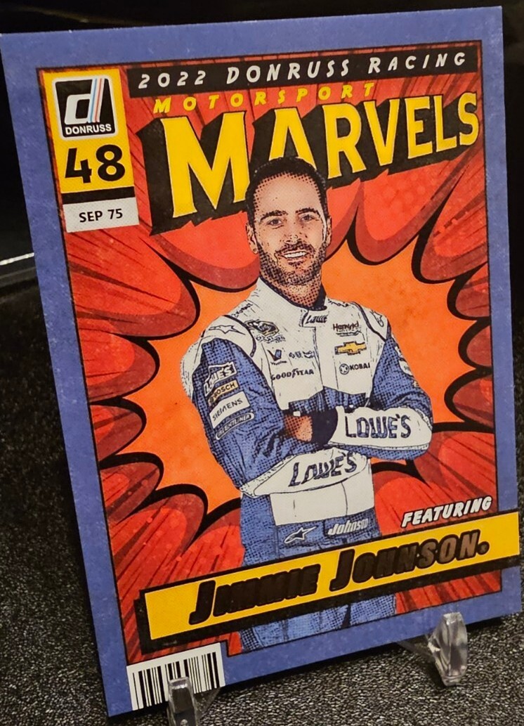 2022 Donruss Nascar Racing Marvels - Jimmie Johnson Case Hit - SSP