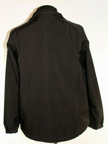 Reebok Mens Lightweight Jacket Black Large Zip Fleece Lined Stevens Construction - Picture 5 of 9