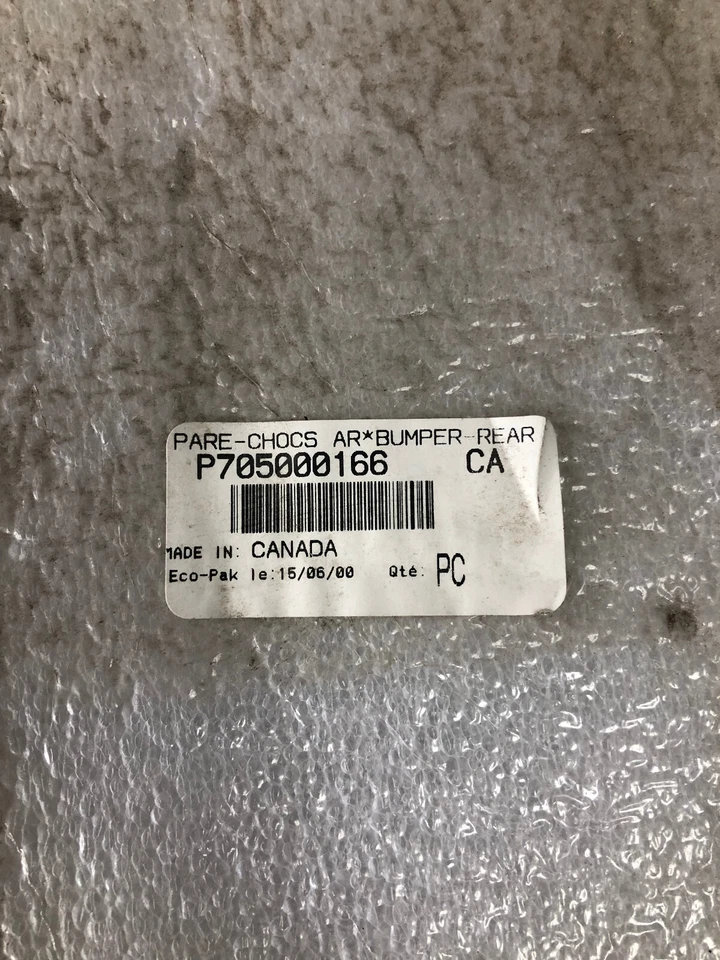 2001-2002 Can-Am Bombardier Traxter 500 Quest 650 OEM Silver Rear Bumper 01 02 - Image 4 of 4