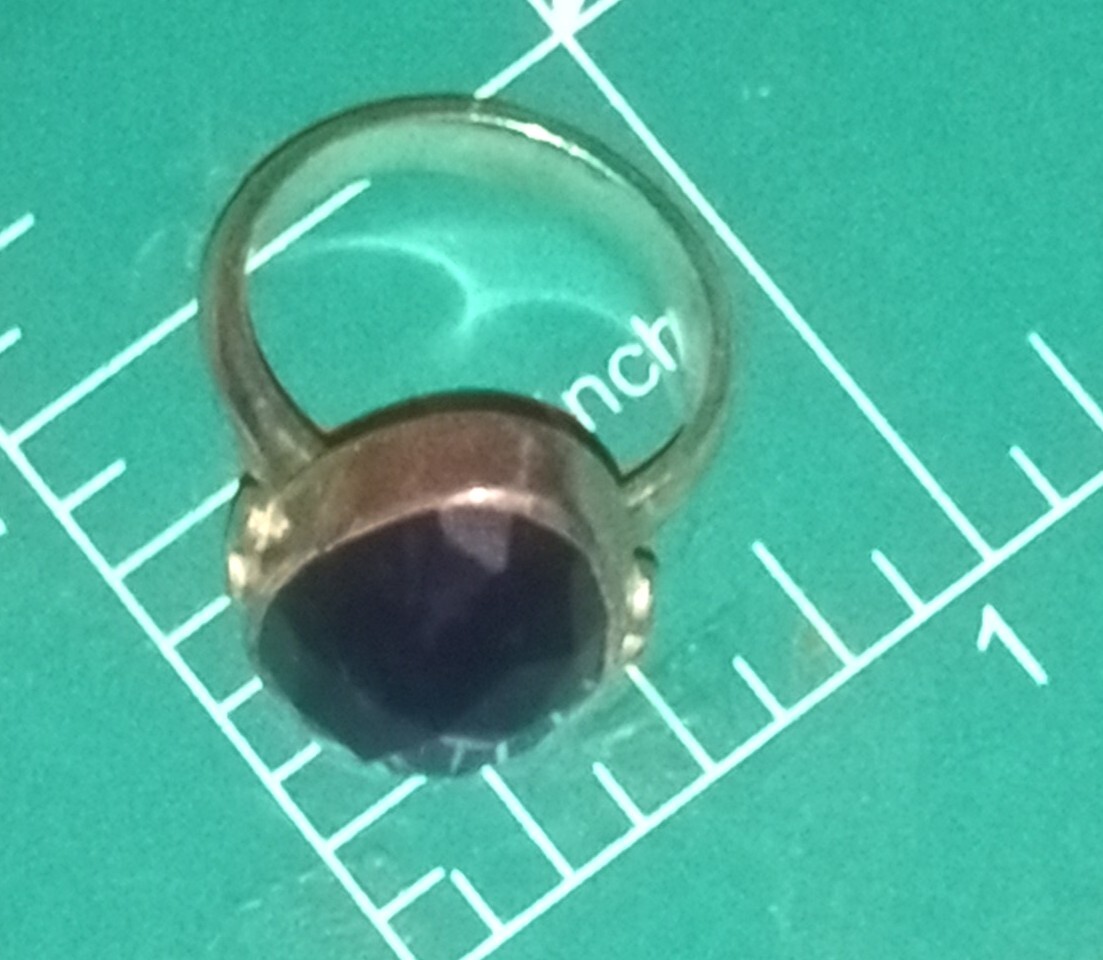 IOLITE 925 Solid Sterling Silver Ring Size 6 Face… - image 21