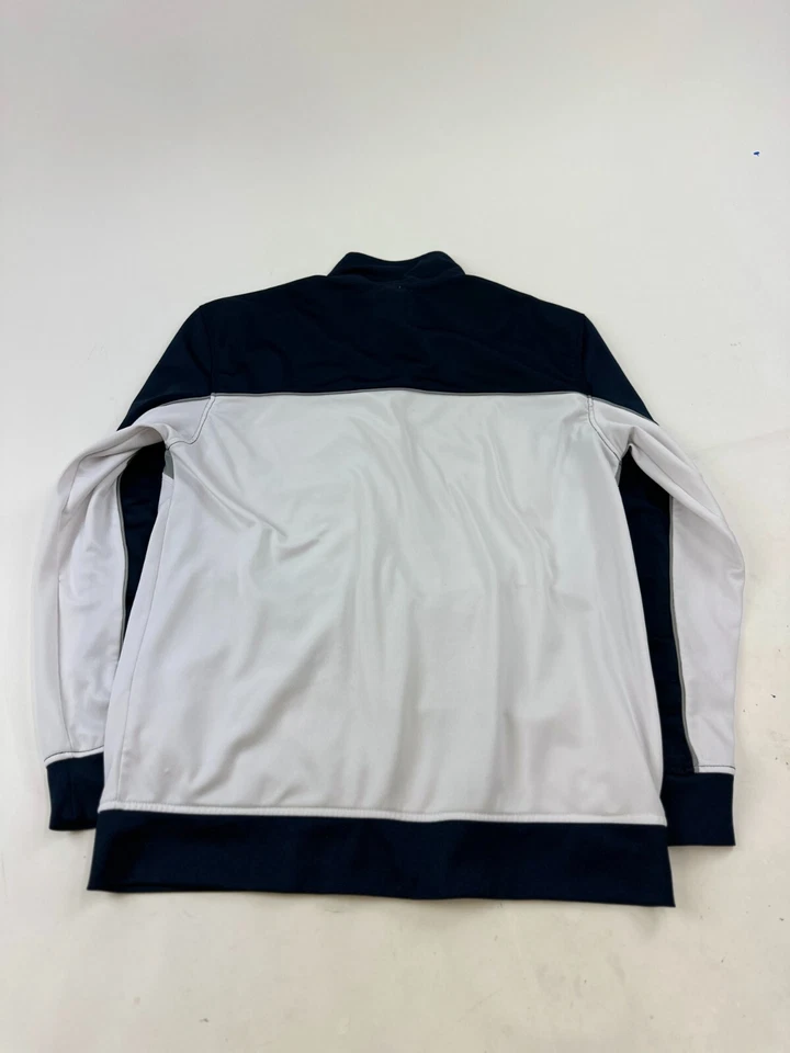 Ecko Unltd Jacket Mens XL White Tricot Track Colorblock Long Sleeve Full Zip - Image 2 of 4