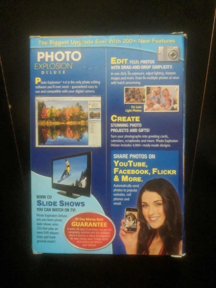 Photo Explosion Deluxe Windows Photo Editing Version 4 Canon Sony Nikon trl8#27 - Image 2 of 2