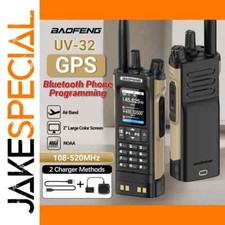 JakeSpecial – Baofeng UV-32 GPS Walkie Talkie 10W with Bluetooth