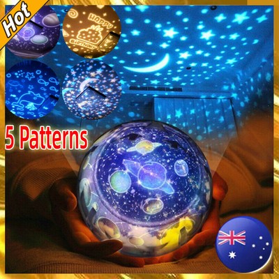 LED Galaxy Starry Night Light Projector Lamp Ocean Star Sky Moon
