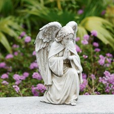 Garden Praying Angel Statue, 12'' Outdoor Statues USUALLY SHIPS IN 2 DAYS 