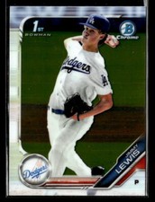 2019 Bowman Draft #BDC-132 Jimmy Lewis Chrome Card Los Angeles Dodgers