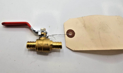 (QTY 2) UPC NSF61-9 DHC 1/2'' PEX Ball Valve Hot Lead Free Copper Valves