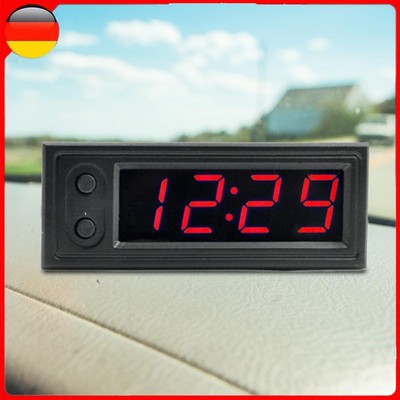 3 in 1 Electronic Clock Voltmeter LED Display Digital Temperature Gauge Luminous