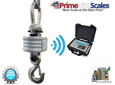 Prime USA OP-925W Wireless Crane Scale 100,000 lb x 20 lb with 5 Year Warranty