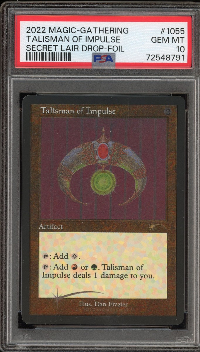 Magic the Gathering MTG Talisman of Impulse Secret Lair Drop Foil