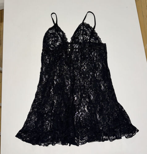 Enchanted lace sheer embellished sexy slip on nigh