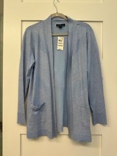 NWT Women's Long Sleeve Open Front Knit Sweater Cardigan Shrug with Pockets