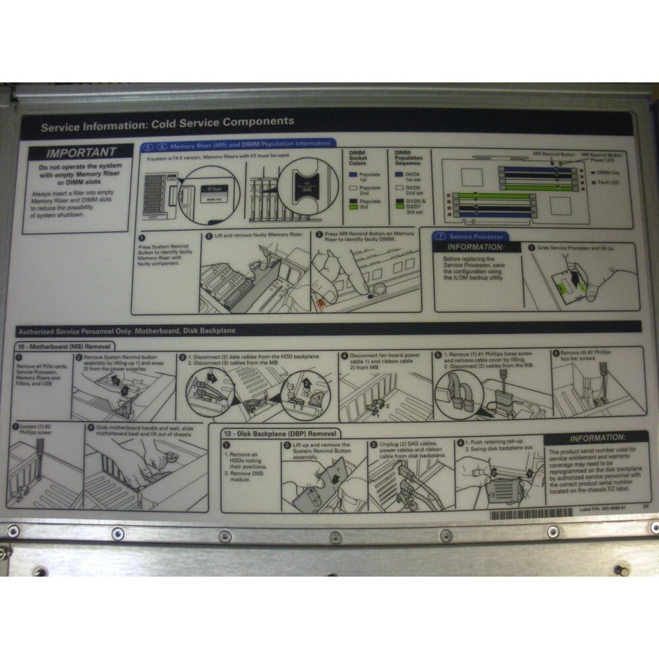 Sun T4-2 2X 2.85Ghz 8 Core 128GB RAM 2X 600GB Server - Image 4 of 4