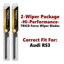 Hi-Performance 2-pk Wipers fit 2017+ Audi RS3 - 25260/190