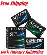 Defense Soap All Natural Tea Tree Bar Soap, 3 Bar Variety Pack