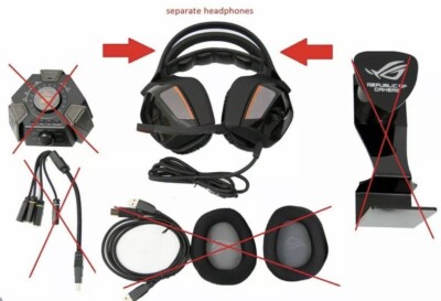 ASUS Rog Centurion True 7.1 Surround Sound Gaming Headset for PC 