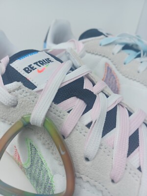 NEW Nike Cortez Be True 2022 DR5491 100 Rainbow White Unisex 12 M