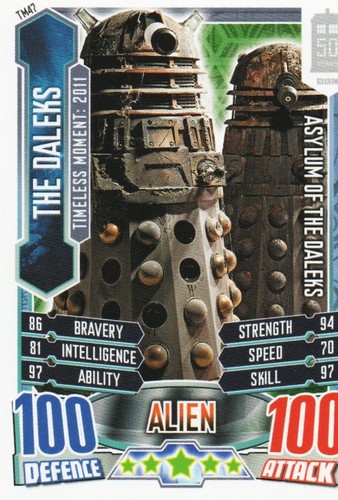 Dr Who Timeless & Doctor Who Alien Attax 50 Year Tardis Single Trading Cards - Picture 189 of 198