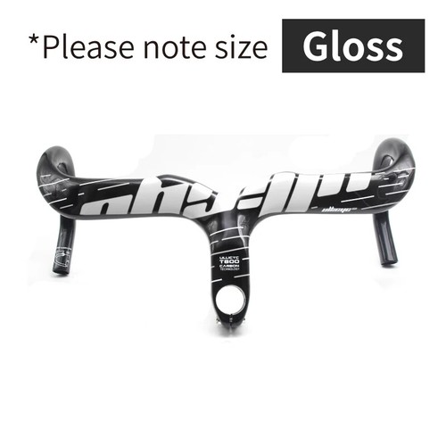 Carbon Road Bicycle Integrated Handlebar 28.6mm Internal Routing Gloss/Matte - Picture 10 of 48