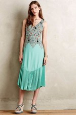 NWT ANTHROPOLOGIE CANYON CREEK ASYMMETRIC HEM MIDI DRESS by MAEVE 2
