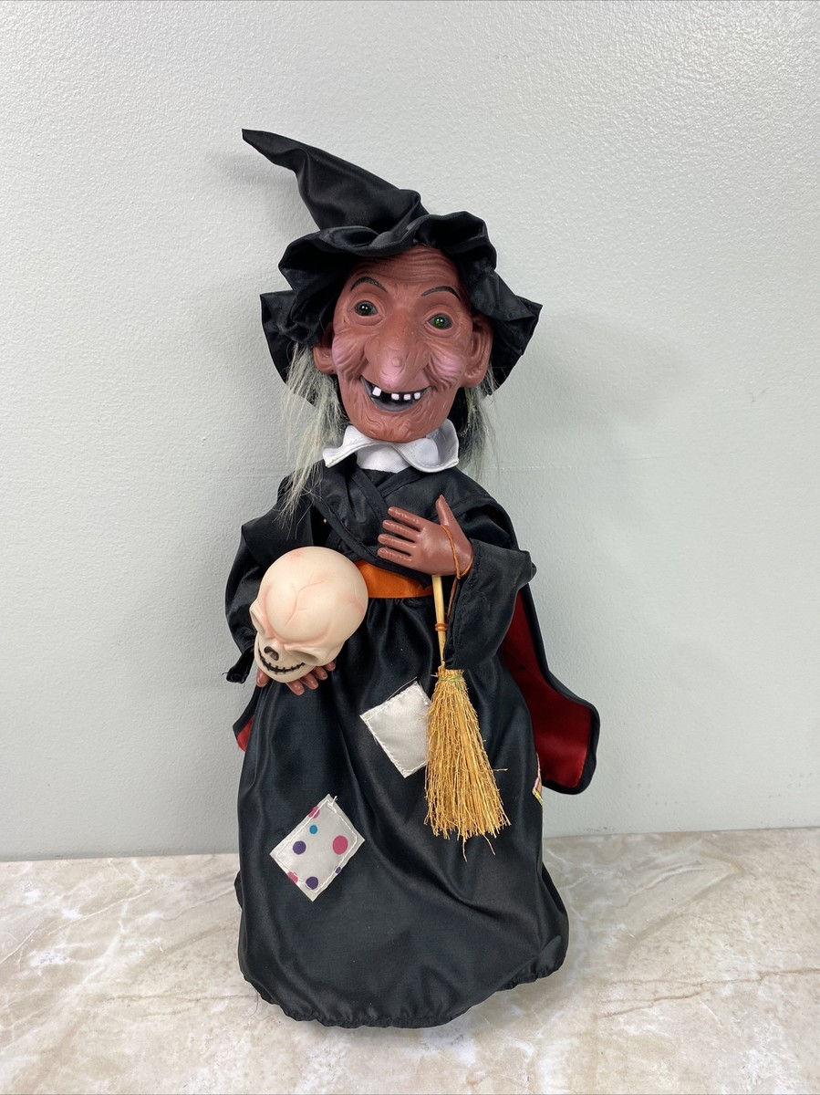 Witch Doctorのフィギュア Vintage 1988 Funny Toys Witch Halloween Figure Light & Sound