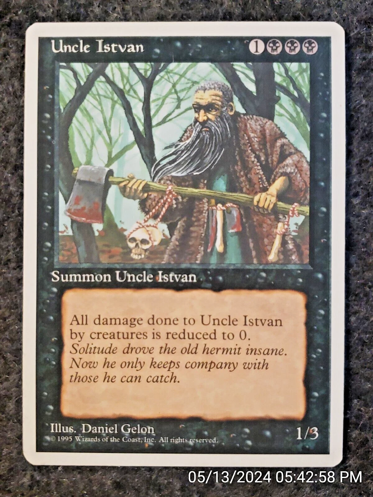MTG Uncle Istvan Fourth Edition 165/379 Regular Uncommon -..... (DS3D1F9)