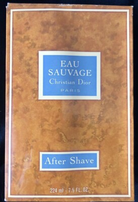 VTG DIOR Eau Sauvage After Shave 7.5oz 224ml NEW w/ BOX RARE Cologne Aftershave