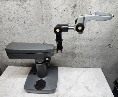 Heavy Duty FULLY Articulated ZOOM Stereo Microscope Base Only Vintage Heavy Duty