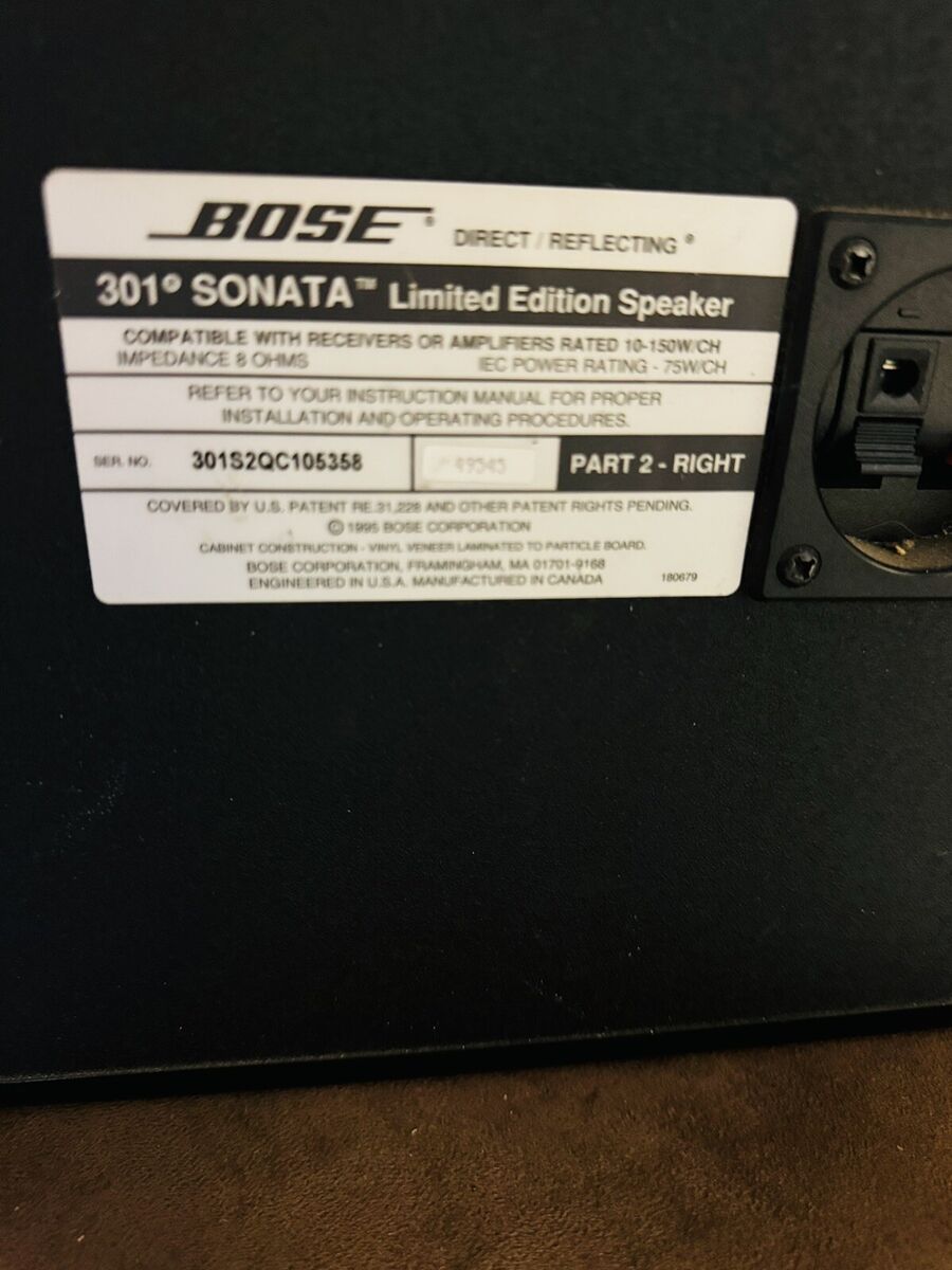 Bose 301 Series III Pair Direct Reflecting Speakers-Matching Bose 301 Series III Pair Direct Reflecting Speakers-Matching