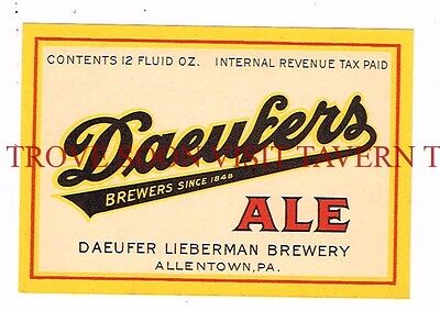 1940s IRTP Cook/'s Ale Evansville 12oz Beer Label Tavern Trove